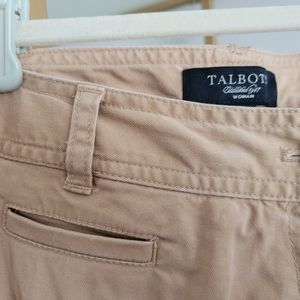 Talbots flat front khakis - size 14W